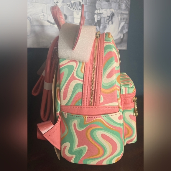 Loungefly Disney Parks Mickey Mouse Swirl Backpack